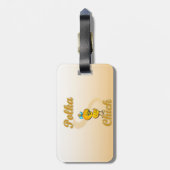 Polka Chick Gepäckanhänger (Rückseite vertikal)