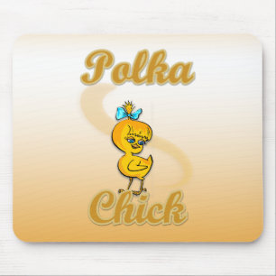 Polka Chick Mousepad