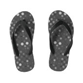 Polka Dot 01.Gray DGrey BG Kinderbadesandalen (Fußbett)
