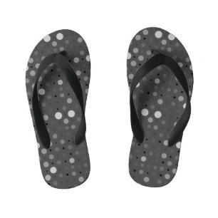 Polka Dot 01.Gray DGrey BG Kinderbadesandalen