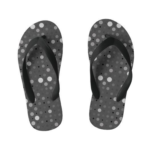 Polka Dot 01.Gray DGrey BG Kinderbadesandalen (Fußbett)