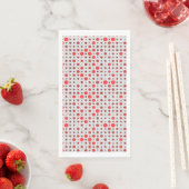 Polka Dot 01A.Red offwhite BG Serviette (Beispiel)