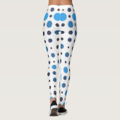 Polka Dot 01X.Blue Shade Leggings (Rückseite)