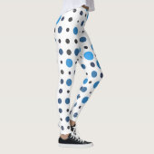 Polka Dot 01X.Blue Shade Leggings (Rechts)