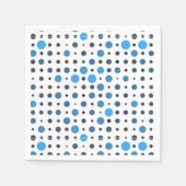 Polka Dot 01X.Blue Shade Serviette (Vorderseite)