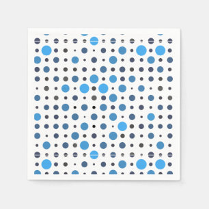 Polka Dot 01X.Blue Shade Serviette