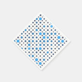 Polka Dot 01X.Blue Shade Serviette (Ecke)