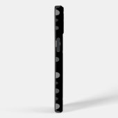 Polka Dot 01X.Gray Shade Black BG Case-Mate iPhone Hülle (Rückseite / Rechts)