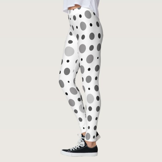 Polka Dot 01X.Gray Shade Leggings (Links)