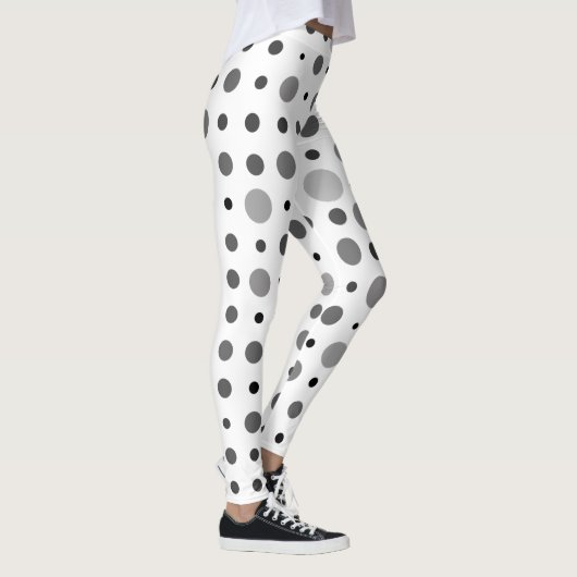 Polka Dot 01X.Gray Shade Leggings (Rechts)