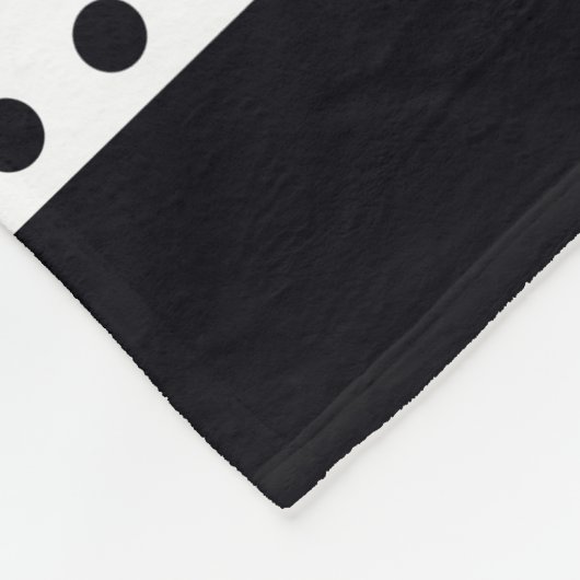 Polka Dot and Stripe Fleecedecke (Ecke)