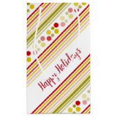Polka Dot and Stripe Kleine Geschenktüte (Rückseite)