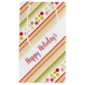 Polka Dot and Stripe Kleine Geschenktüte (Vorderseite)