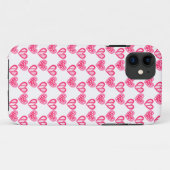 Polka Dot and Stripes Hearts Case-Mate iPhone Hülle (Rückseite (Horizontal))