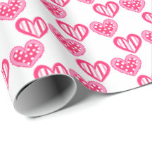 Polka Dot and Stripes Hearts