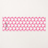 Polka Dot and Stripes Hearts Yogamatte (Vorderseite (Horizontal))