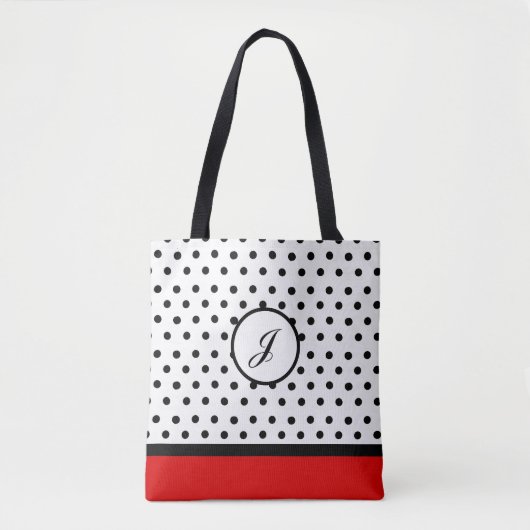 Polka-Dot-Anfangsbeutel Tasche (Vorderseite)