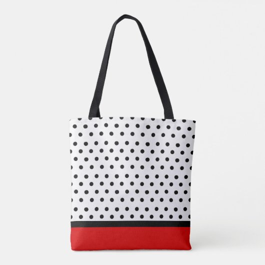 Polka-Dot-Anfangsbeutel Tasche (Rückseite)