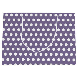 Polka Dot auf Green Große Geschenktüte