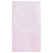 Polka Dot Baby Footprints Kleine Geschenktüte (Rückseite)