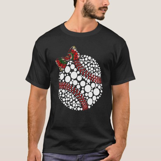 Polka Dot Baseball Player International Dot Day T-Shirt (Vorderseite)