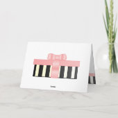 Polka Dot Bicycle Karte (Rückseite)