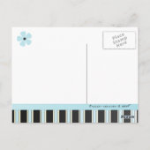 Polka Dot Bicycle Postkarte (Rückseite)