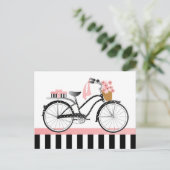 Polka Dot Bike-New Postkarte (Stehend Vorderseite)