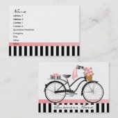 Polka Dot Bike-newstripe no yellowing Visitenkarte (Vorne/Hinten)