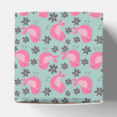 Polka Dot Birds und Blume Geschenkschachtel (Oben)