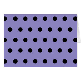 Polka Dot Blank Cards (Lavender & Black)