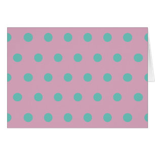 Polka Dot Blank Cards (Pink & Aqua)