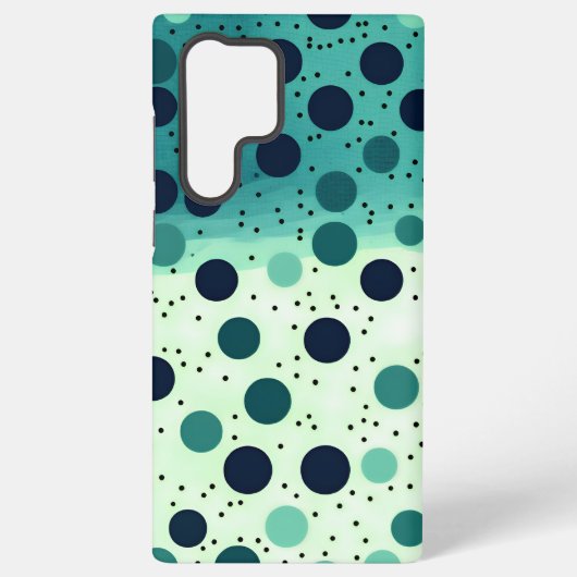 Polka Dot Bliss Samsung Galaxy Ultra S22 Fall Hülle (Rückseite)