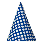 Polka Dot Blue Party Hat Partyhütchen (Rechts)