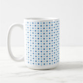 Polka Dot Blues Kaffeetasse (Links)