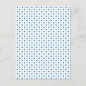 Polka Dot Blues Postkarte (Vorderseite)