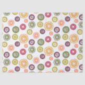 Polka Dot Blumen - Seidenpapier (Vorderseite)