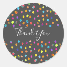 Polka dot boho niedliche Pop Art Danke