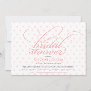 Polka Dot Bridal Dusche Einladung