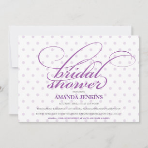 Polka Dot Bridal Dusche Einladung
