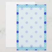 Polka Dot Briefpapier (Vorne/Hinten)