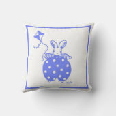 Polka dot bunnies pillow kissen (Rückseite)