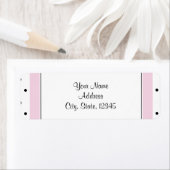Polka Dot Butterfly Posh Wedding Label (Insitu)