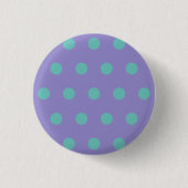 Polka Dot Button (Lavendel & Aqua) (Vorderseite)