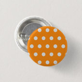 Polka Dot Button (Orange & Silver) (Vorne & Hinten)