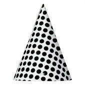 Polka Dot BW Party Hat Partyhütchen (Links)
