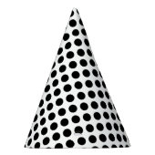 Polka Dot BW Party Hat Partyhütchen (Rechts)