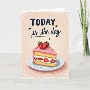 Polka Dot Cake Treat Karte