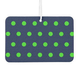 Polka Dot Car Air Freshener (blau & Limettengrün) Autolufterfrischer
