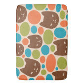 Polka Dot Cats Muster Badematte (Vorderseite Vertikal)